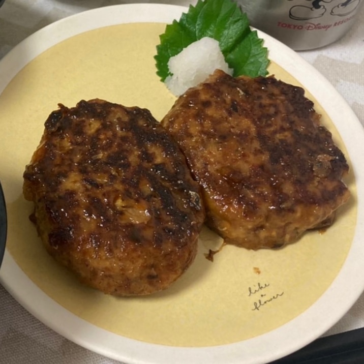 さば缶ハンバーグ